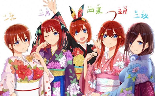 《五等分的花嫁》5姐妹都是巨乳，原因是作者的坚持？