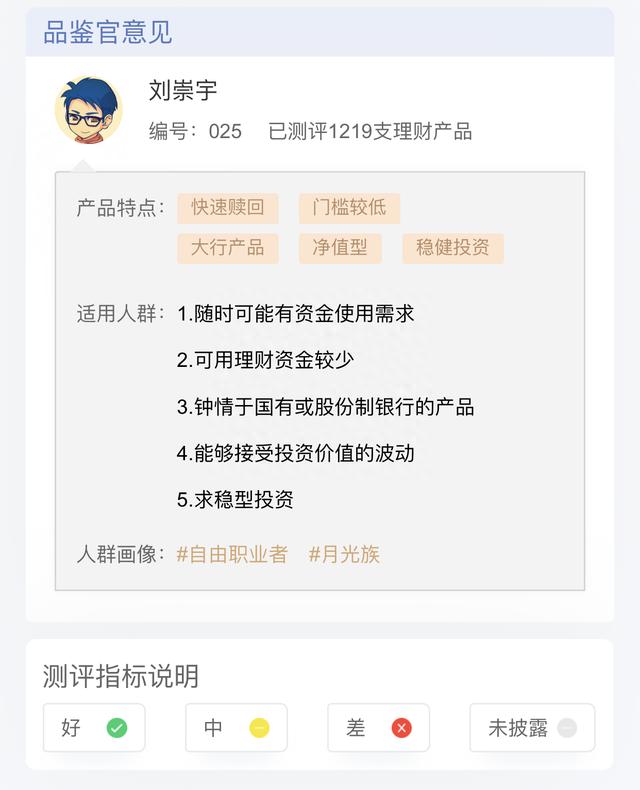 理财产品测评：浦发银行·易盈利净值型理财计划