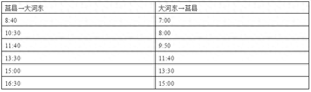 2月12日起莒县调整优化部分线路 增设以镇为中心的换乘方式