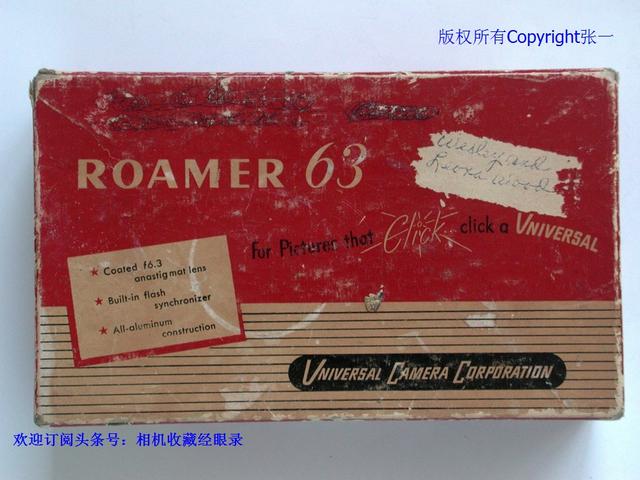 通吃120和620胶卷的Universal Roamer 63折叠皮腔照相机！美国造