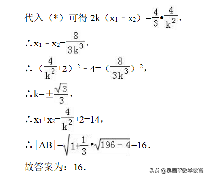 高考数学热点剖析，会解抛物线有关的圆锥曲线问题