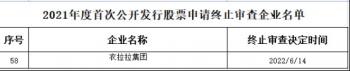 衣拉拉终止上交所主板IPO 保荐机构为中信证券