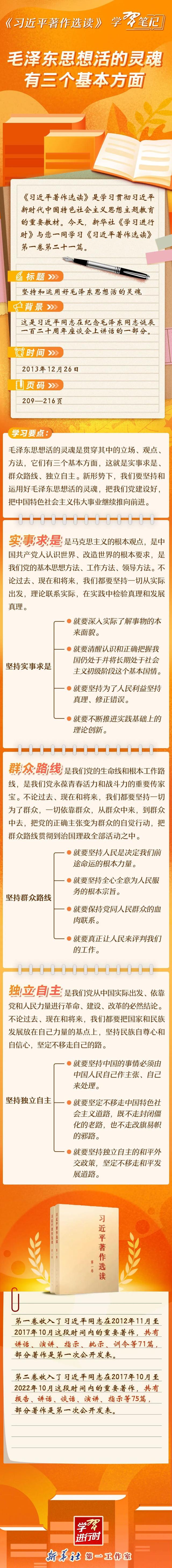 主题教育丨毛泽东思想活的灵魂有三个基本方面