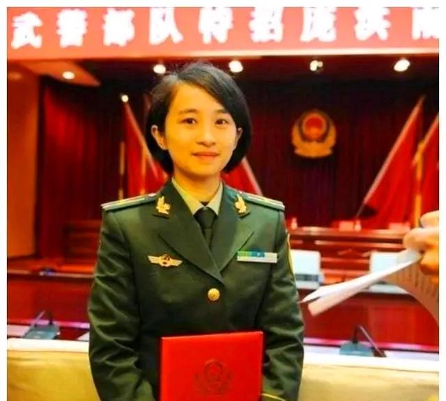 中国最特别的一名女武警，31岁时被特招入伍，直接被授予少校警衔